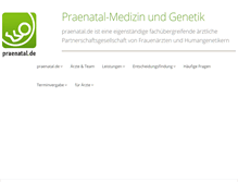 Tablet Screenshot of praenatal.de