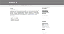 Desktop Screenshot of praenatal.ch