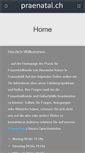 Mobile Screenshot of praenatal.ch